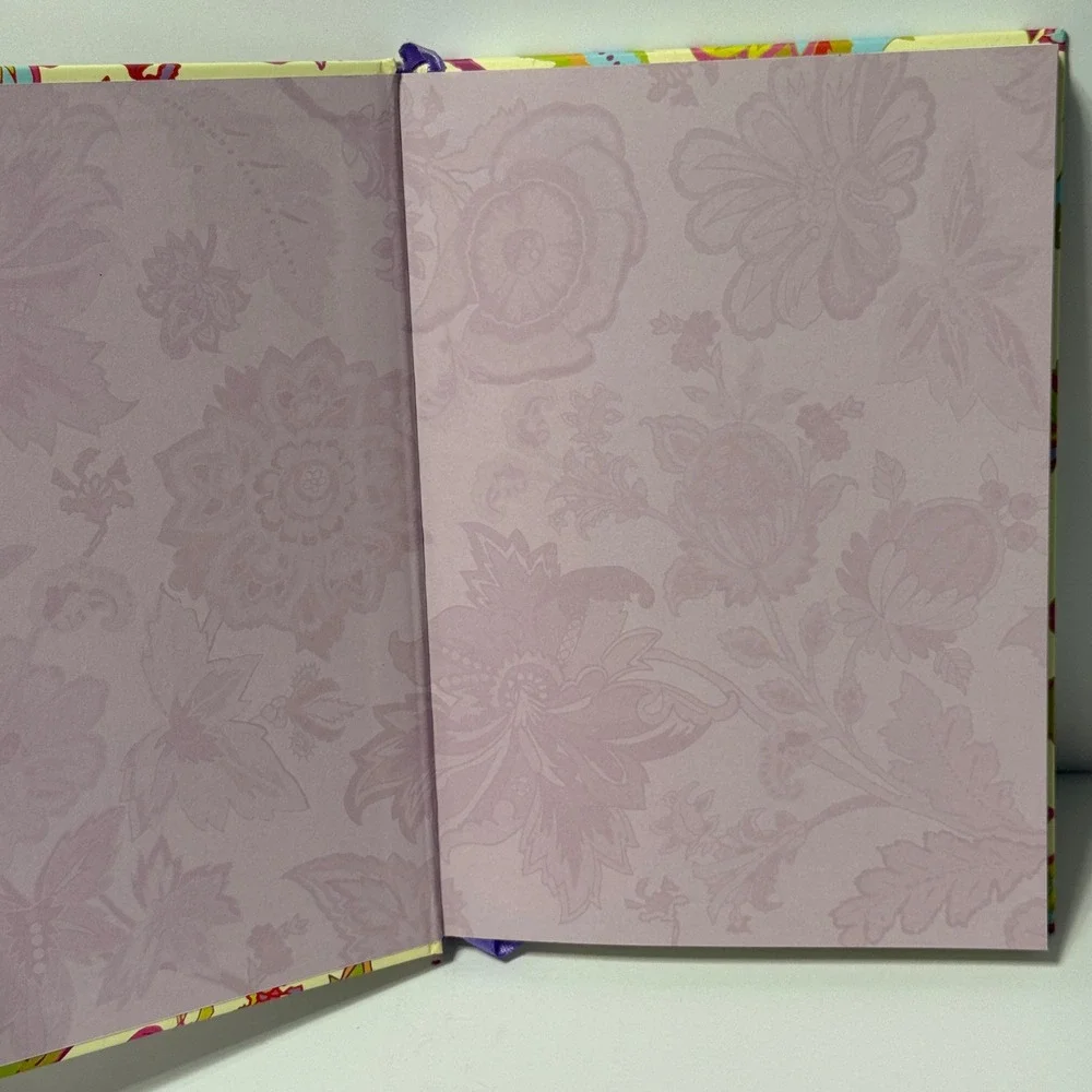 Barnes & Noble British Garden Floral Paisley Hardcover Lined Journal Notebook‎